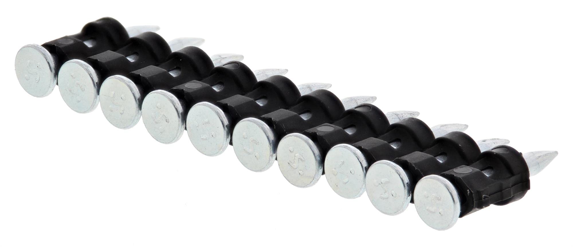 Clavos para clavadora de gas Pulse 27P 40P 65 alta dureza Hormigón Acero Guías Cartón yeso (C6-20 (20 mm), 1250 unidades caja)