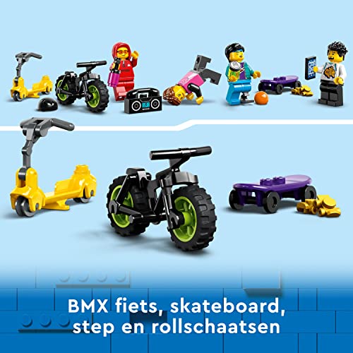 Image of LEGO City Street Skate Park 60364 Building Toy Set; Fun Gift Idea for Skating Fans Aged 6 and up