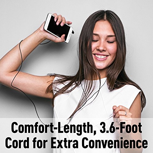 Image of Panasonic ErgoFit Wired Earbuds, 3.5mm Jack In-Ear Headphones Wired with Dynamic Crystal-Clear Sound and Soft Ergonomic Custom-Fit Earpieces (S /M /L), for Phones and Laptops - RP-HJE120-V (Purple)