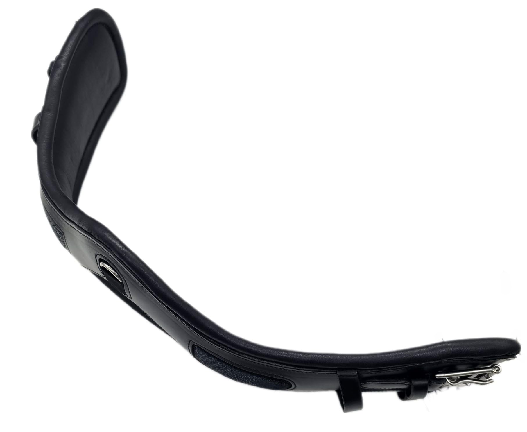 Leder Kurzgurt Mond anatomisch Slim Sattelgurt weich 60 65 70 75 cm Tysons ergonomisch Ledersattelgurt Mondgurt (75)