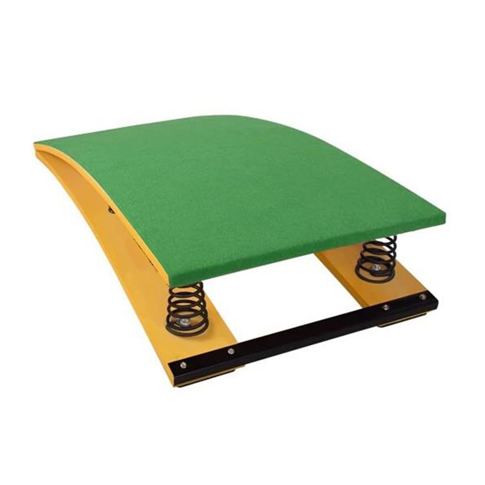 Trampolino da Ginnastica Portatile, Trampolini for Principianti for Bambini, Trampolino Curvo, for Allenamento di Salto con Rotolamento, Peso Massimo 50 kg(Green)