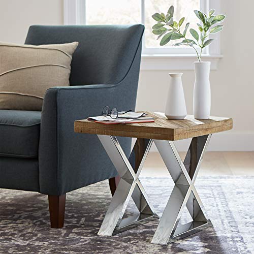 Amazon Brand – Stone & Beam Cheyanne Modern Living Room Accent Arm Chair, 30.7"W, Denim Blue #TOP1