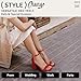 IDIFU Red Heels High Chunky Block Square Open Toe Ankle Strap Heeled Sandals Wedding Bridal Prom Dressy Comfortable Sexy Trendy Bride Bridesmaid Dress Shoes Thick Heels(Red Suede, 8.5)