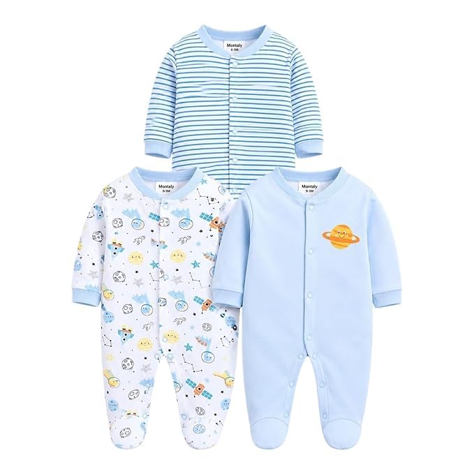Image of MONTALY Rompers /Sleepsuits /Jumpsuit /Night Suits Baby Boys & Girls
