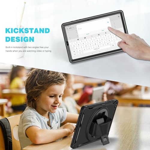 Coque antichoc Samsung Galaxy Tab S6 Lite pour éviter les bris d'écran avec support - 3