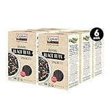 EXPLORE CUISINE Organic Black Bean Spaghetti (6 Pack) - 8 oz - High Protein, Gluten Free Pasta, Easy to Make - USDA Certified Organic, Vegan, Kosher, Non GMO - 24 Total Servings