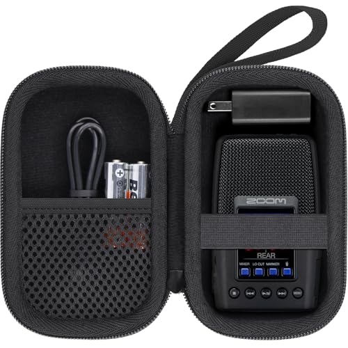 co2CREA Hard Storage Carry Travel Case for Zoom H2essential /Zoom H2n Handy Recorder(Case Only,Without Recorder)