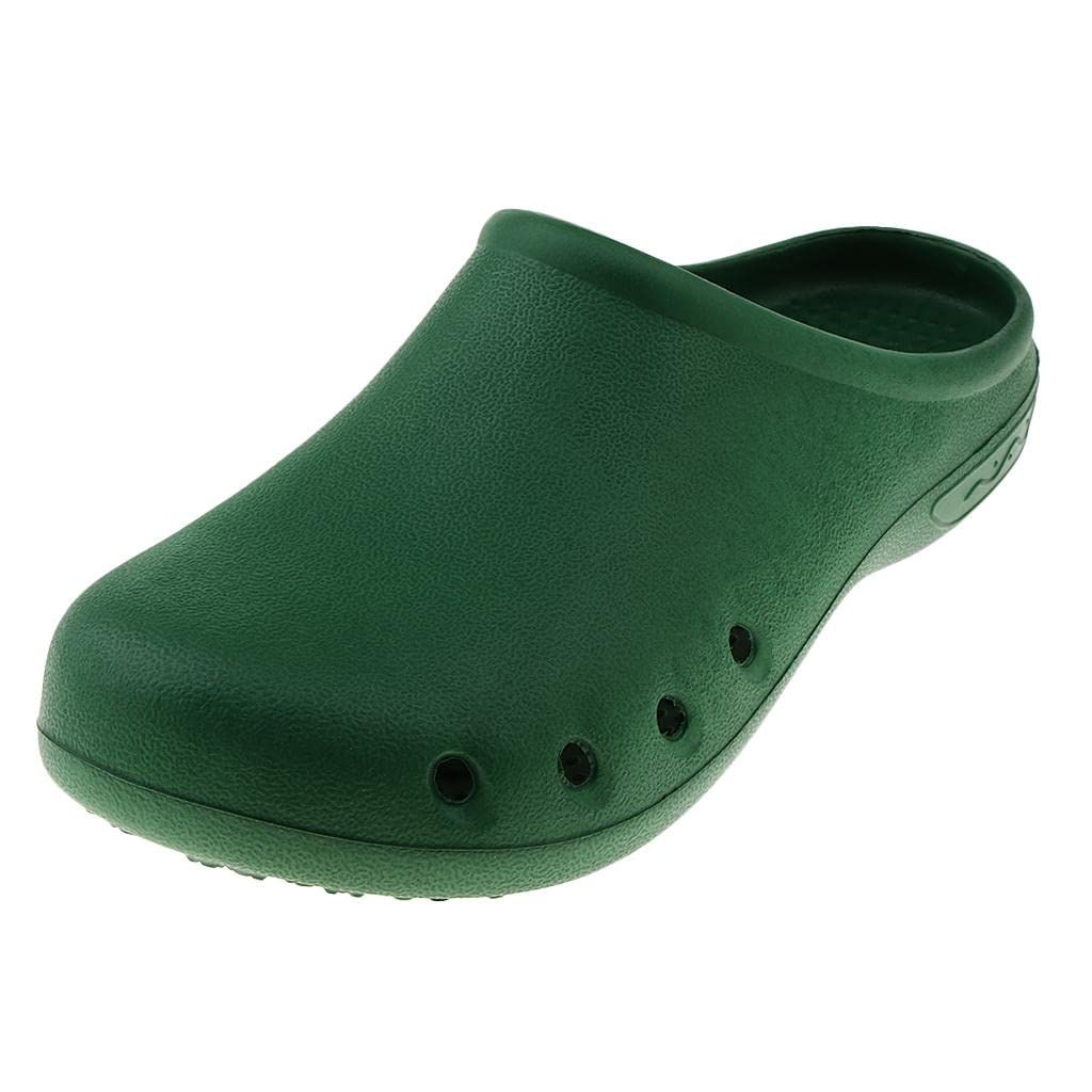 VELURA Anti Slip Oil Water Resistant EVA Clog Shoes Slipper Work Shoes US5.5-6.5UK5-6 Green|Pair of Rubber Clogs Shoes for Women and Men|Slippers| Men's Shoes |Clothing, Shoes & Accessories-picture-10