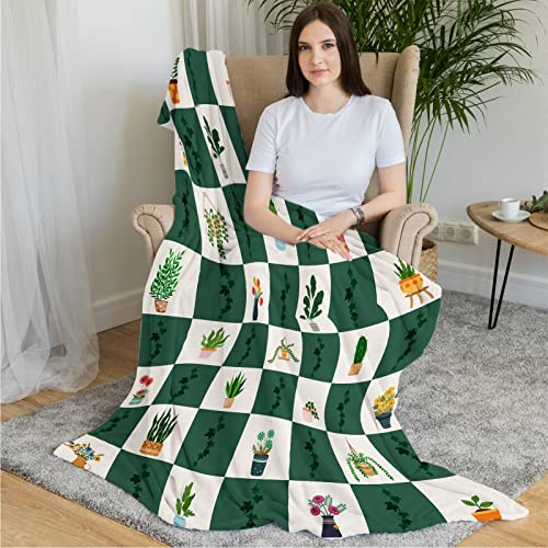 Domgoge Gifts for Plant Lovers Soft Cozy Blanket Throw - Image 4