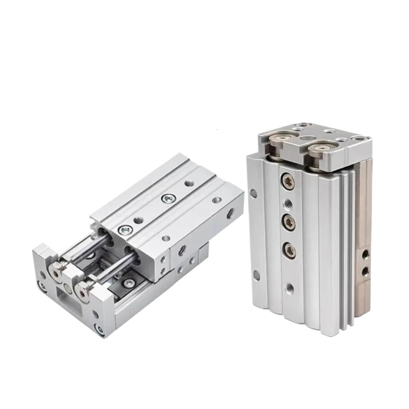 Vérin pneumatique MXQ12-30 et table coulissante guidée MXS12