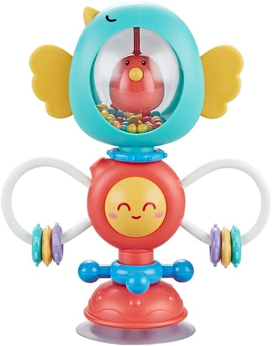 EqiEch Baby High Chair Suction Rattle Toys Sensory Development Toddlers ...