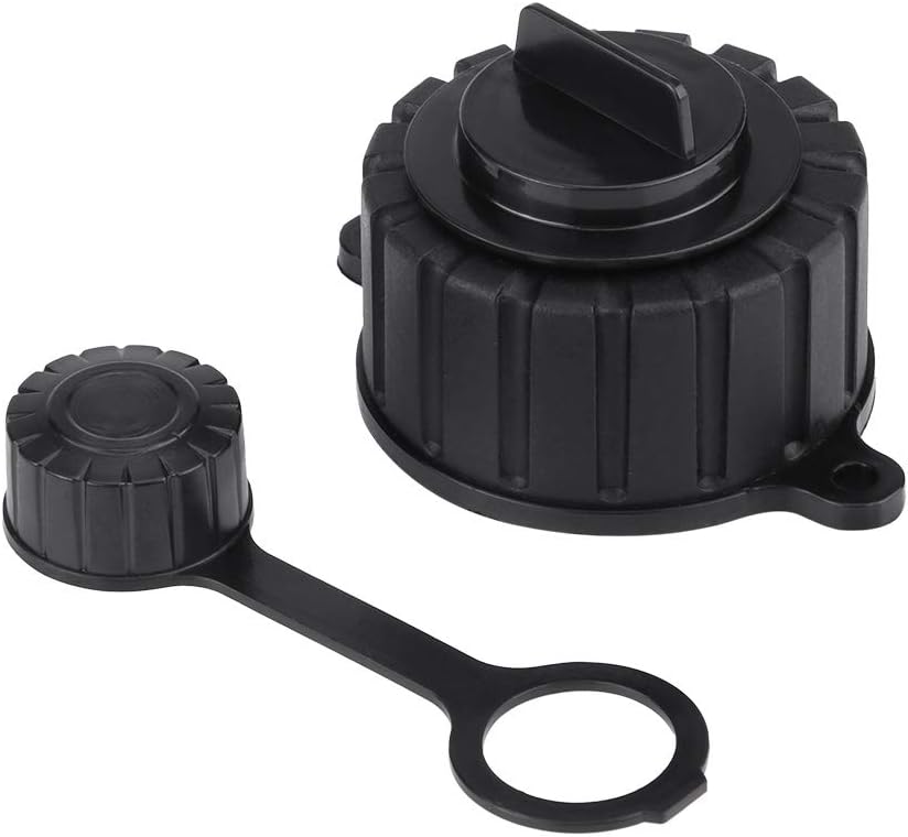 High Strength Spout Screw Cap Rear Stop Cap Suitable for Vent Gasket Set Easy Action for Car Refueling ABS Plastic for Gott, (Large cap for the fuel nozzle, top and tail caps)