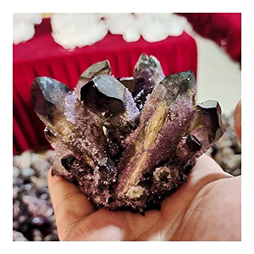 BUSOTH Natural Crystal Rough Natural Crystal ClusterRaw Quartz ReikiStones Crystal Point Specimen Home Decoration Ra Crystals