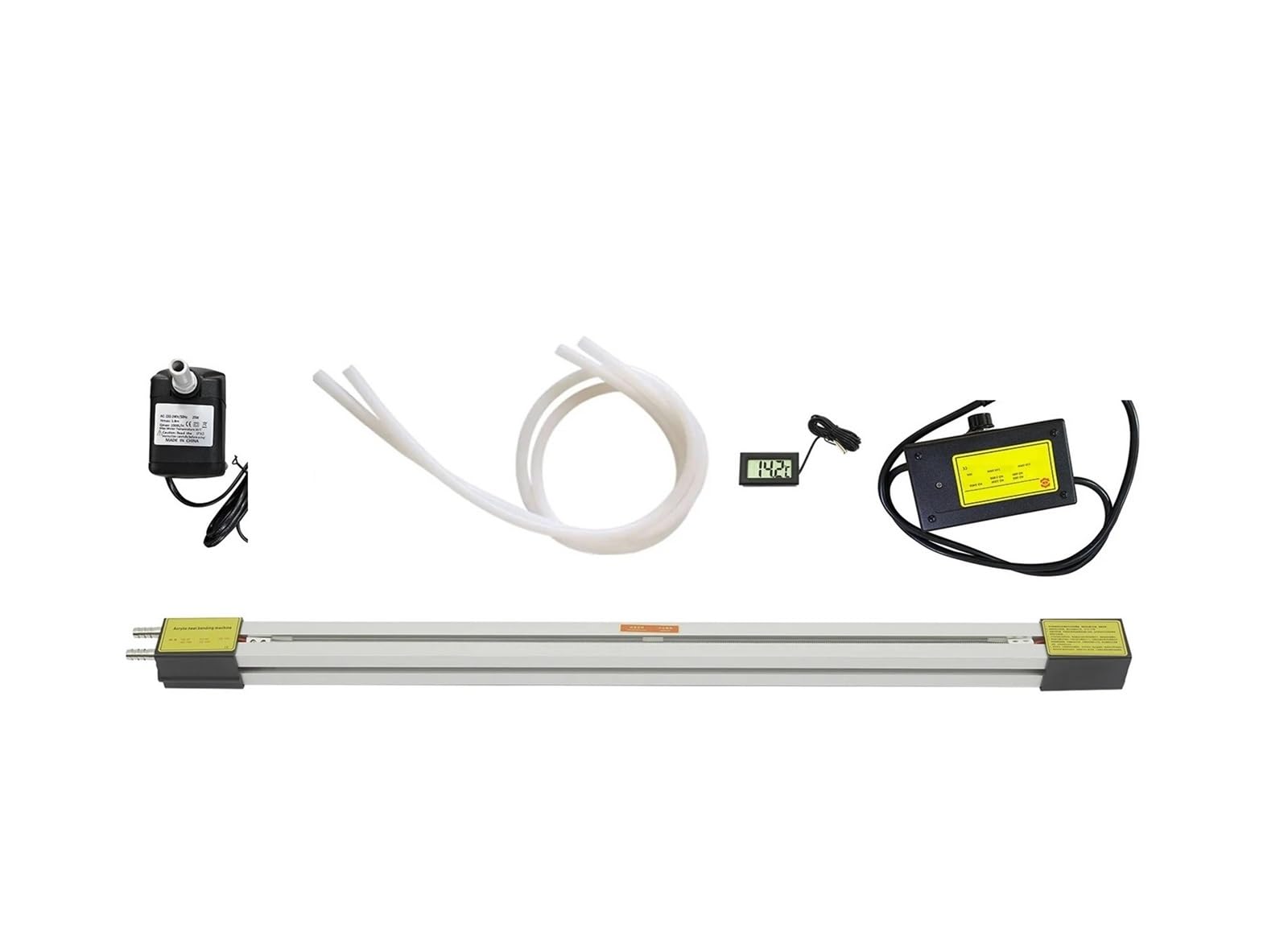 Calentador de máquina dobladora de PVC acrílico de 60 cm, temperatura ajustable para decoración, ingeniería, fabricación de carteles, vitrinas para hacer carteles