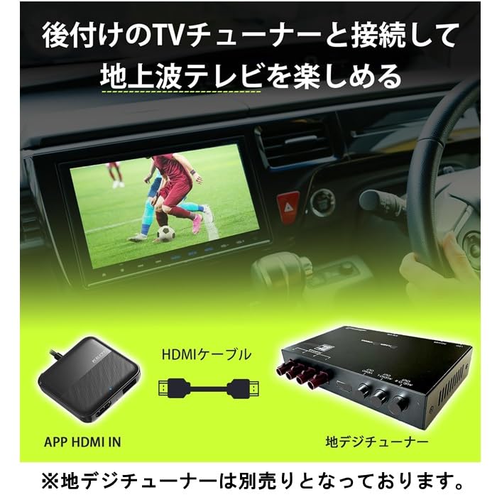 Amazon.co.jp: ケイヨー APP HDMI IN HDMI出力 接続 TVstick 地デジ