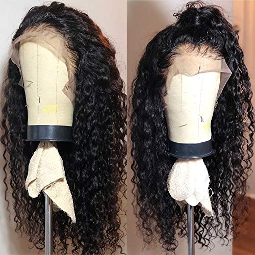 Fureya Long Loose Curly Glueless Lace Front Wigs for Women Heat Resistant Fiber