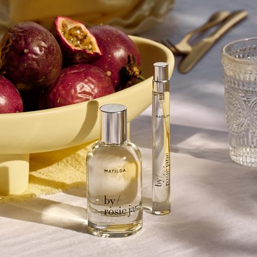 Image of By Rose Jane Eau de Parfum (Matilda) - Non-Toxic, Clean Perfume for Women - Notes of Passionfruit, Sweet Meringue & Golden Musk - Paraben & Pthalate-Free Body & Hair Perfume - Vegan (50 ml)