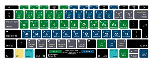 MMDW Serato DJ Shortcut Hotkeys Cover in silicone per tastiera compatibile con MacBook Pro 13 pollici 2017 e 2016 Release A1708 No Touch Bar & per MacBook 12 pollici A1534 pelle protettiva (layout UE) MMDW Serato DJ Shortcut Hotkeys Cover in silicone per tastiera compatibile con MacBook Pro 13 pollici 2017 e 2016 Release A1708 No Touch Bar & per MacBook 12 pollici A1534 pelle protettiva (layout UE)