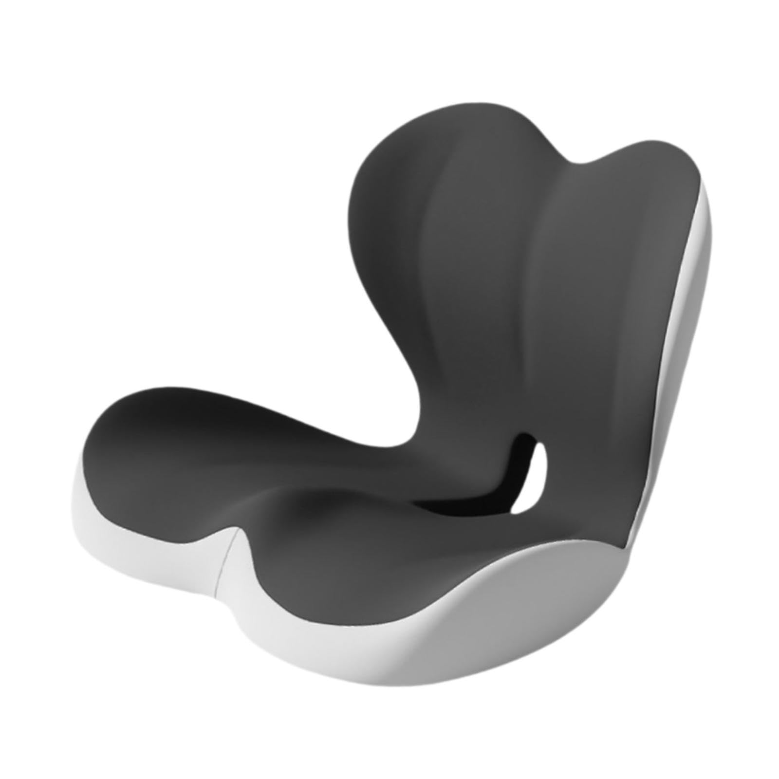Cuscino per Sedile Ortopedico Con Fondo Antiscivolo E Una Fodera Rimovibile, Cuscino Ergonomico per Supporto Lombare E Coccige in Schiuma a Memoria Di Forma Adatto per Ufficio E Auto, Grigio