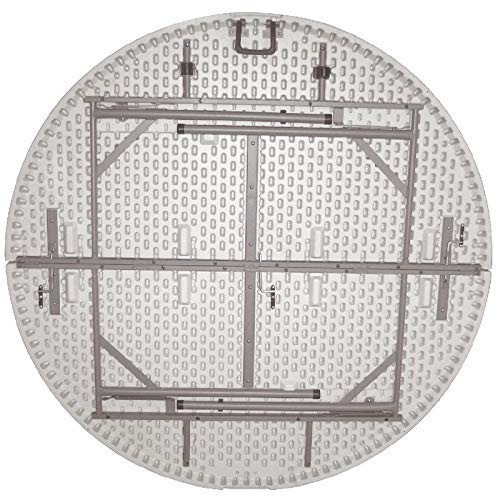Bolero 5Ft Diameter Round Centre Folding Table Restaurant Bar CafпїЅ Commercial, White, 740(H) x 1530(diameter )mm - Image 3