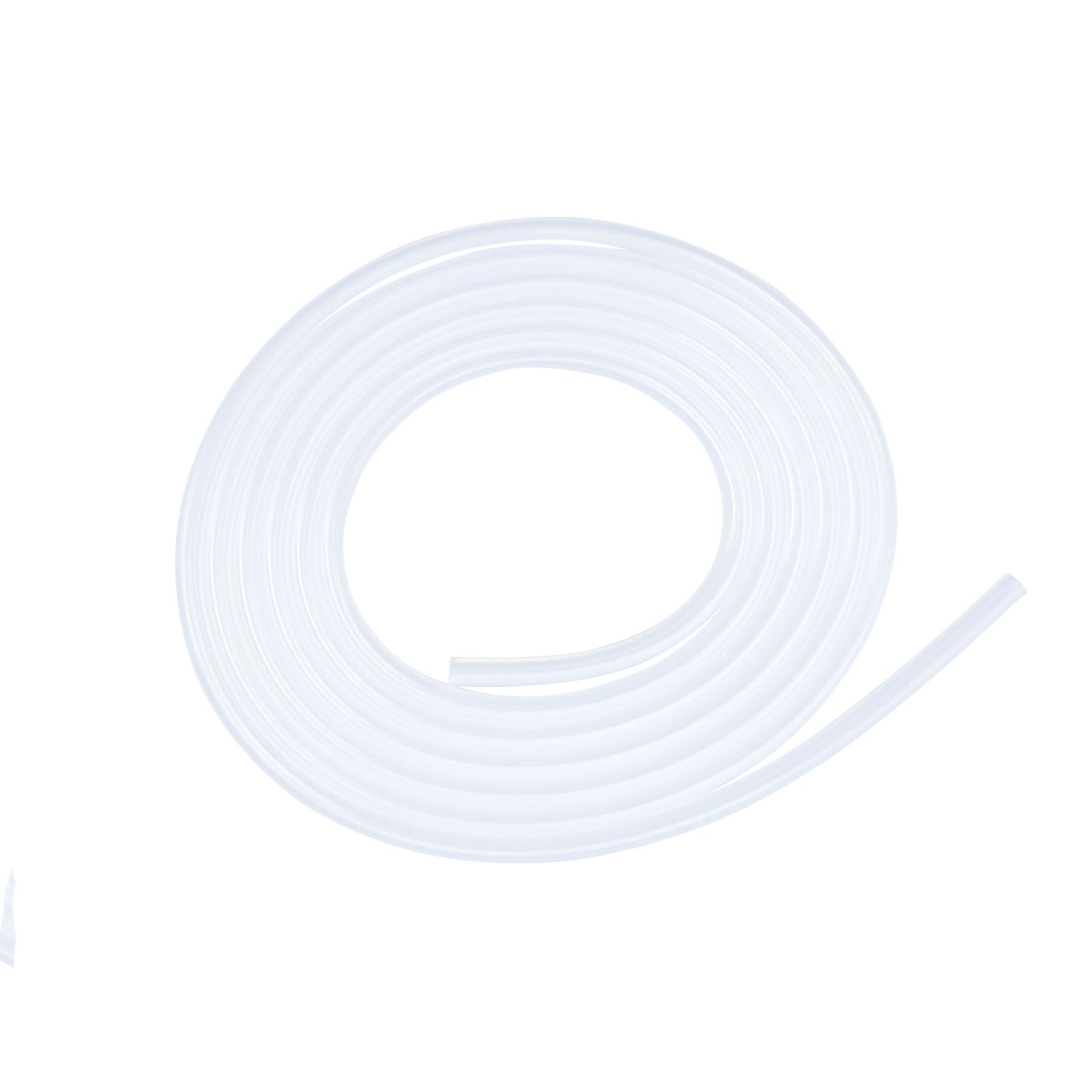 iMeistek 2mm ID x 5mm OD Silicone Tube 4.5m, Clear Flexible Food Grade Hose Air Water Pipe for Pump Transfer,Aquarium
