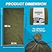 Empty Sandbags Military Green with Ties (Bundle of 10) 14