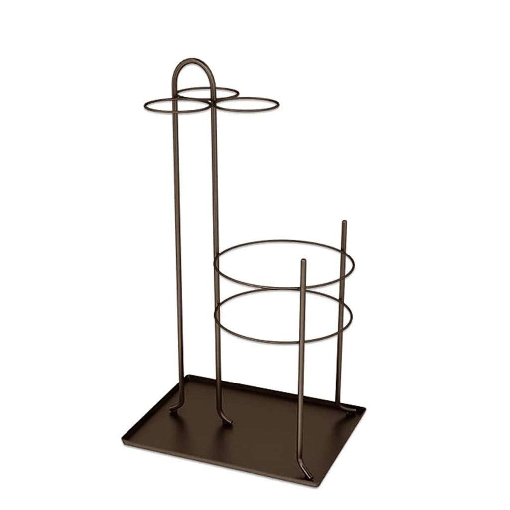 KLerDH Umbrella Stand, Metal， Home Lobby Stand Hotel Commercial Door Storage Artifact Barrel Hanging Placed
