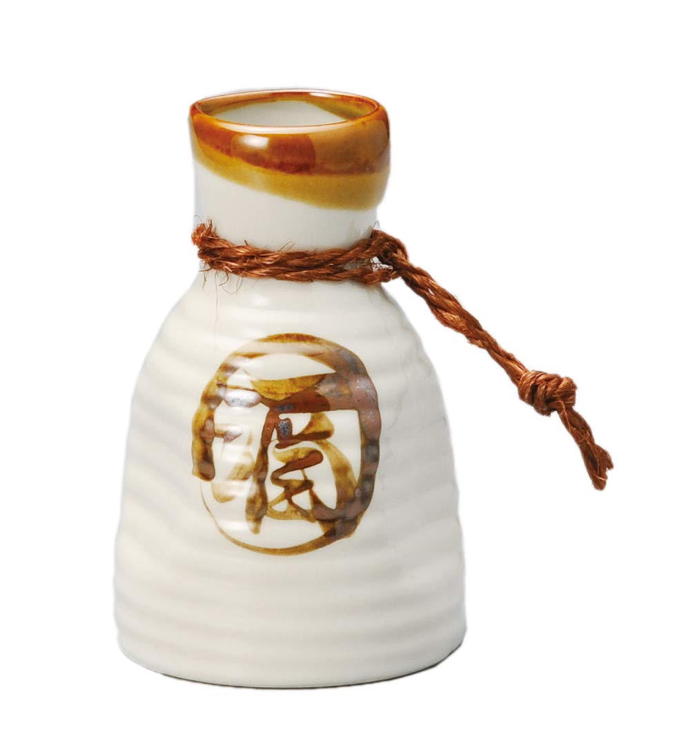 Amazon｜美濃焼 徳利 業務用 日本製 7×11.5㎝・200㏄ 丸酒相撲徳利1号