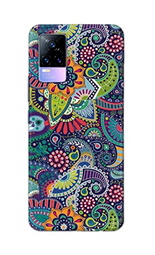 Image of Printed Hard Back Cover Case for Vivo Y73 | Vivo V21e 4G Back Cover (Miraculous Patterns) -1803