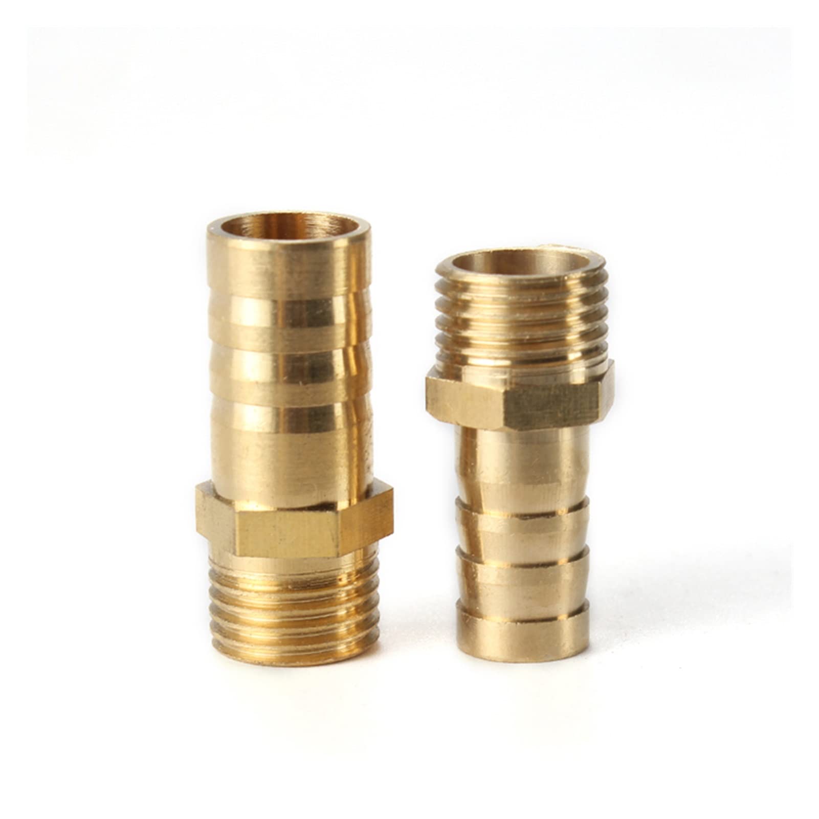 Adattatore per tubo da giardino in ottone, raccordo per tubo da 4 mm, 6 mm, 8 mm, 10 mm, 12 mm, 19 mm, raccordo per tubo flessibile con attacco maschio da 1/8", 1/4", 1/2", 3/8", BSP, adattatore in