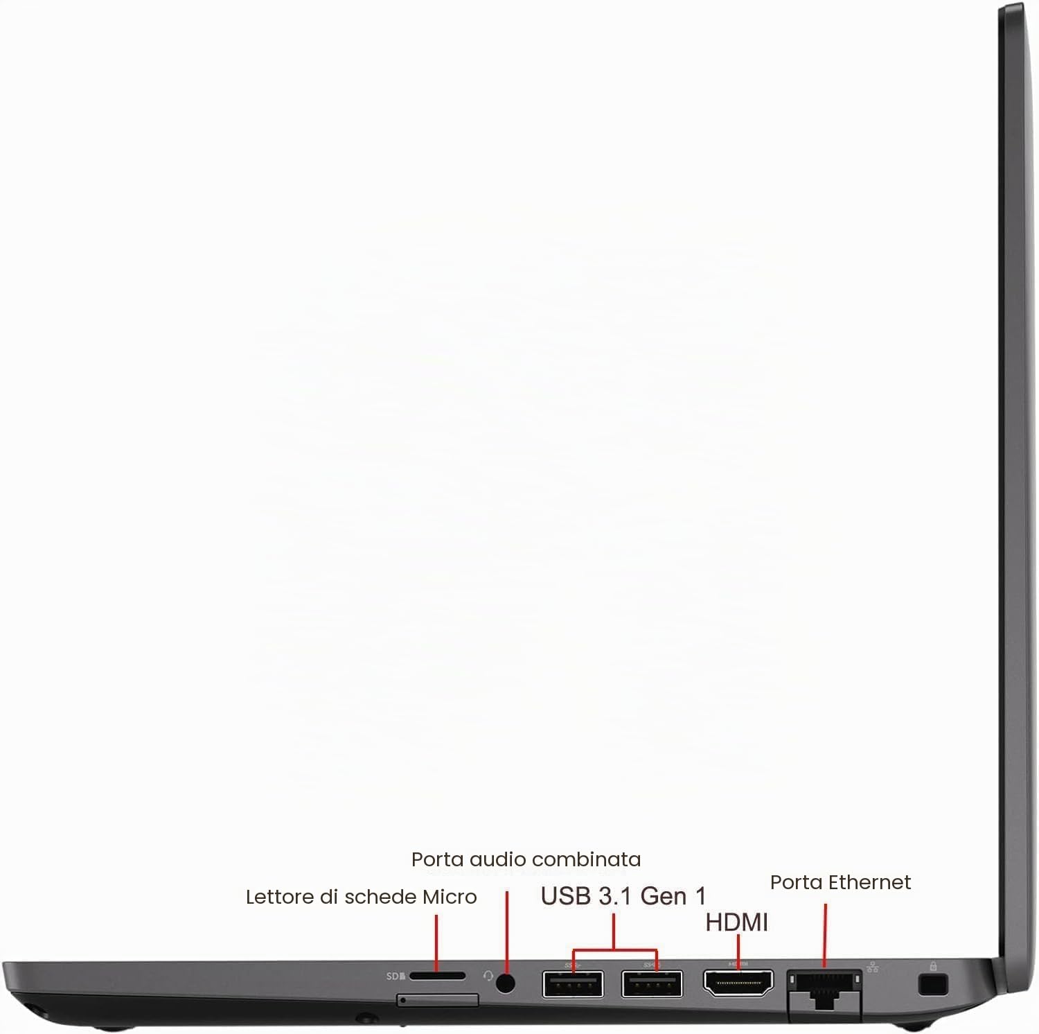 Dell Latitude 5400 35,6 cm (14") Notebook, Intel i5-8365U, 16 GB di RAM, 512 GB SSD, Windows 11 Pro, Nero (Rinnovato)