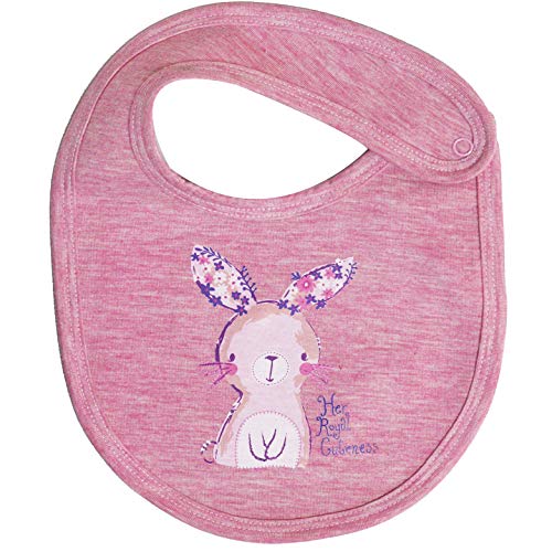 Image of Real Basics bib set of 6 for kids, 100% cotton, for new borns, girls and infants.(soft and absorbent /multicolour)