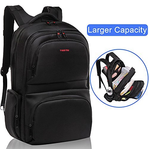 Kuprine Slim Business Lightweight Laptop Backpack for Men Women, Anti Theft Water Resistant Travel Bag School College Backpack Up To 17 Inch Laptops
