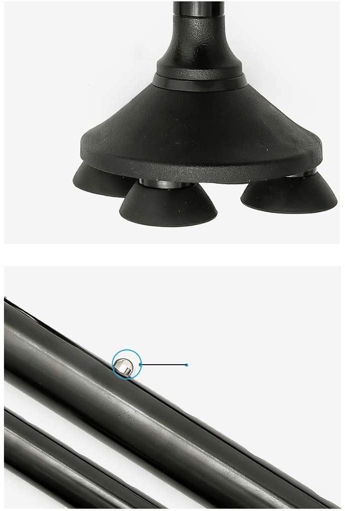 Regulowane kule Składane osoby w podeszłym wieku Kule regulacyjne Wysuwana mała laska z czterema rogami i światłami Prezent dla rodziców decorate