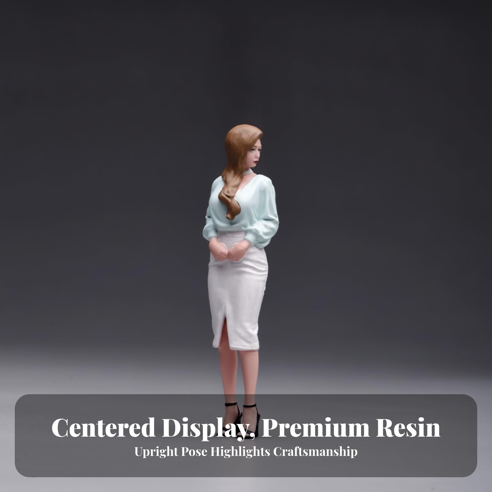 Figura Coleccionable Mujer Resina