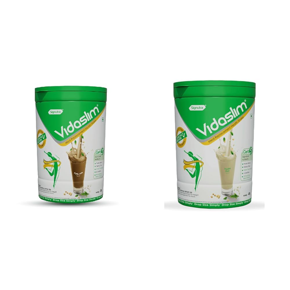 Vidaslim Caffee Latte & Vanilla Elixir 400g Pack of 2-image-21
