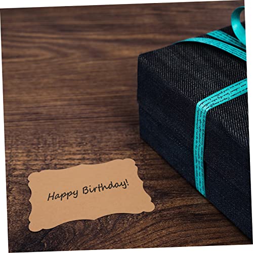 VILLCASE 10 Pçs Cartão Kraft Cartões De Lugar Em Branco Papel De Embrulho De Casamento Decoração Ret