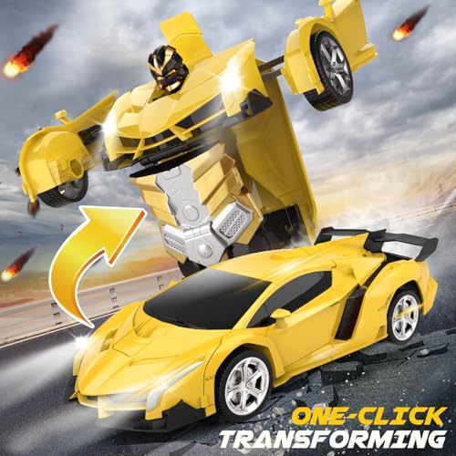 Dolanus Remote Control Car - Transform Robot RC Cars, Toys for Ages 5-7, Kids Toys, 4 Year Old Boy Toys, Toys for 3 4 5 6 7 8 10 12 Years Old Boy, Gifts for Boys Kids Toddlers Birthday by Dolanus - Image 7