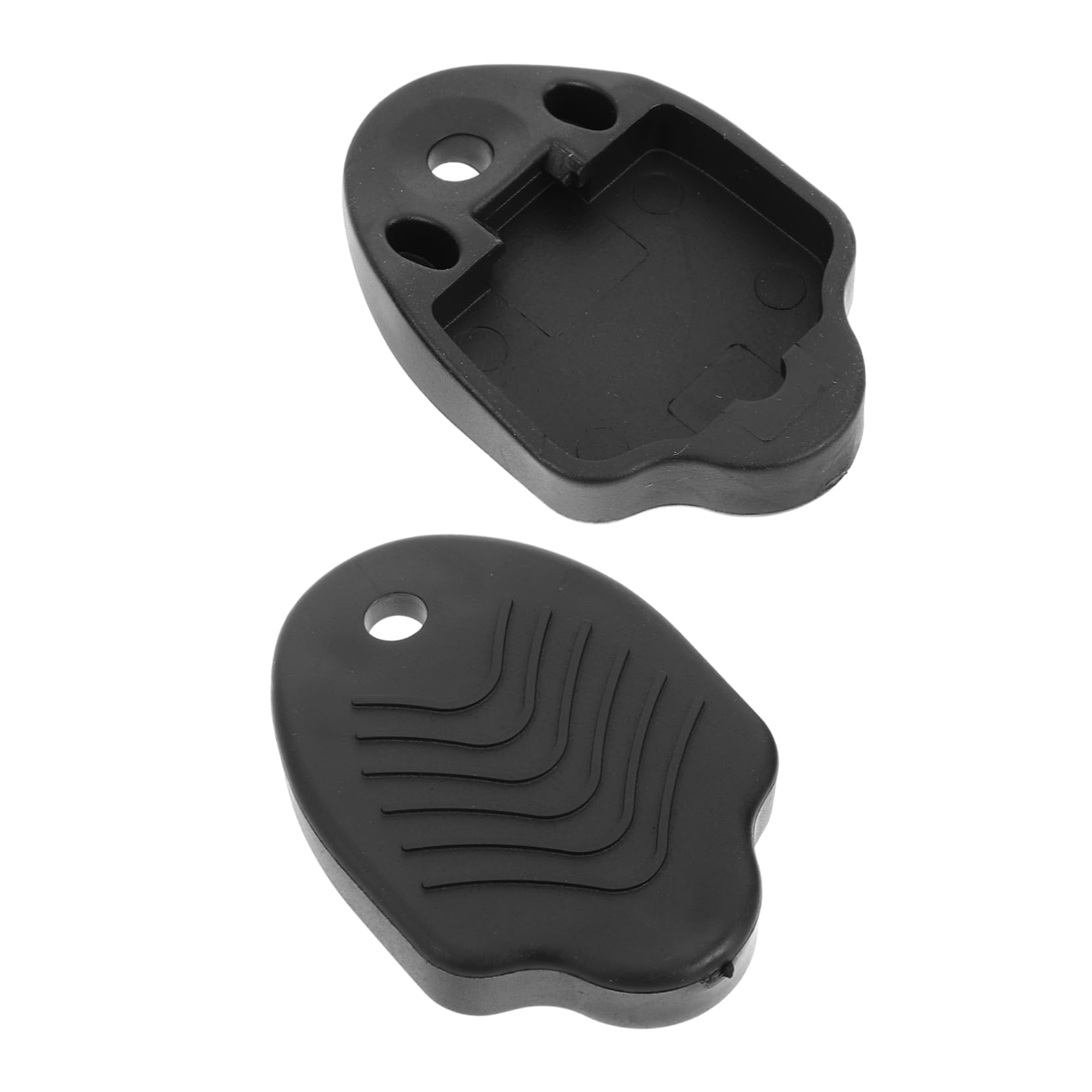 HANABASS 2pcs Road Bike Cleats Cover Self Locking Protective Covers for Cycling Pedal Accessories Lightweight Portable Design for Enhanced Security and Stability