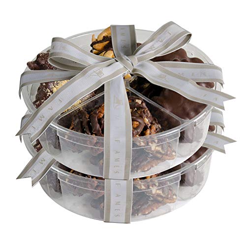 Nut Clusters Chocolate 2 Pack - Chocolate Nuts Gift Set, Kosher Dairy Free. Brooklyn Handcrafted, Caramel Drizzled Pecan, Roasted Almond, Brittle & Chocolate Cashew Patties, Mom Chocolates Basket Gifts Nut Clusters Chocolate 2 Pack - Chocolate Nuts Gift Set, Kosher Dairy Free. Brooklyn Handcrafted, Caramel Drizzled Pecan, Roasted Almond, Brittle & Chocolate Cashew Patties, Mom Chocolates Basket Gifts