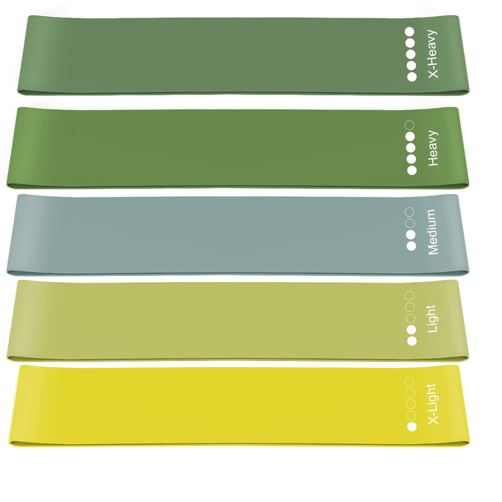 Exercise Resistance Bands Set for women and Men Physio Bands Resistance with 5 Different Resistance Levels for Men/Women Fitness Chest Expanding,Yoga,Pilates,Physio Therapy Rehabilitation