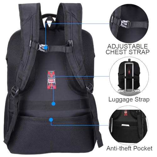 18.4 Inches Laptop Backpack for 18.4 inch Notebook Computer with USB Charging Port &Raincover Bags for sports 50L Travelling bags Briefcases Handbags4