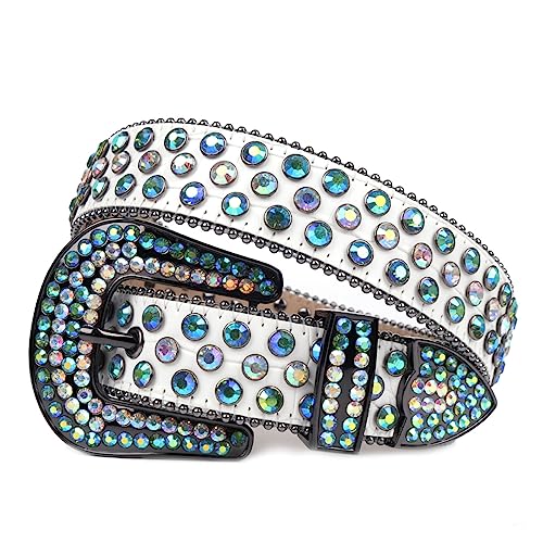 Rhinestones Belt Fashion Bling Diamond Studded Belts Luxury Designer for Woman Man Jeans Belt2