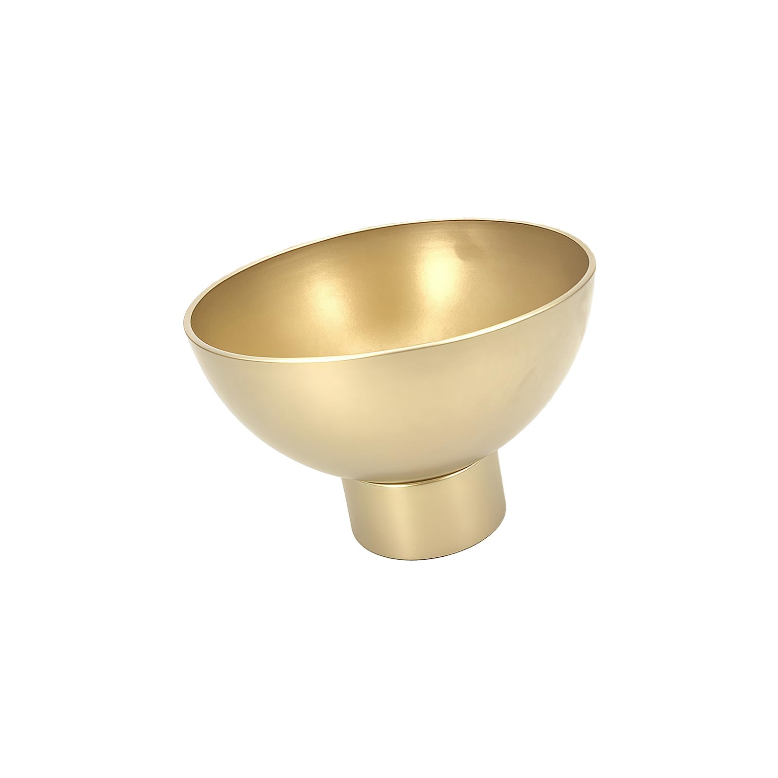 CAZSTYK Flowerpot Golden Metal Open Flower Vase Arrangement Accessories Plant Container Balcony Decoration Elegant Vase