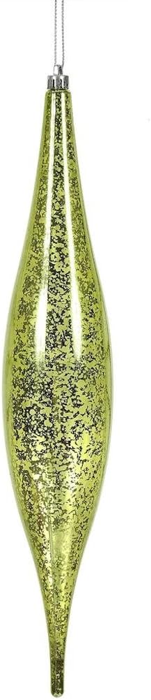 Vickerman 479292-13" Lime Mercury Finish Rain Drop Christmas Tree Ornament (2 pack) (N176673)