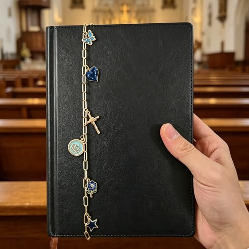 Marque-page chrétien biblique avec breloque et bijou chrétien religieux