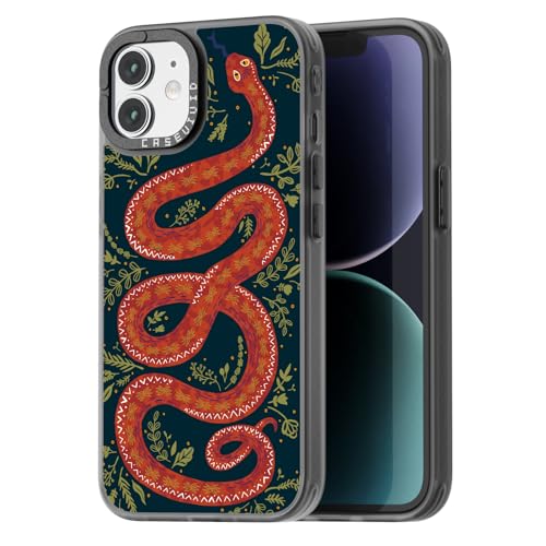 Coque iPhone 11 motif serpent gothique girly noire de 6,1 pouces