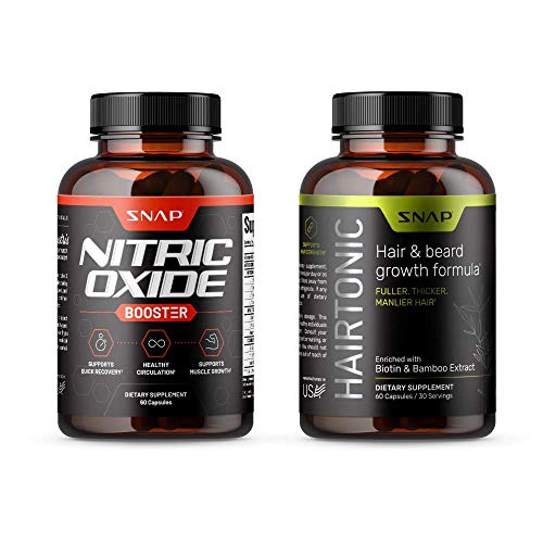 Snap Supplements Nitric Oxide + Hair Growth Bundle (2 Products) #TOP21