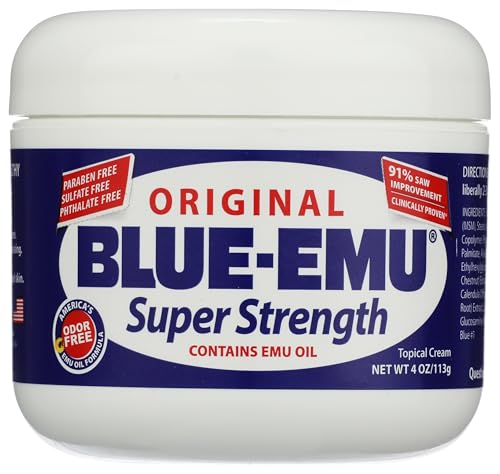 Blue-Emu Original Super Strength Cream, Soothing Muscle & Joint Support, 4 Oz