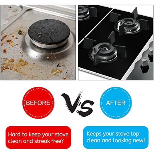 image for Fulasun Gas Stove Burner Covers Double Thickness Gas Stove Protectors,